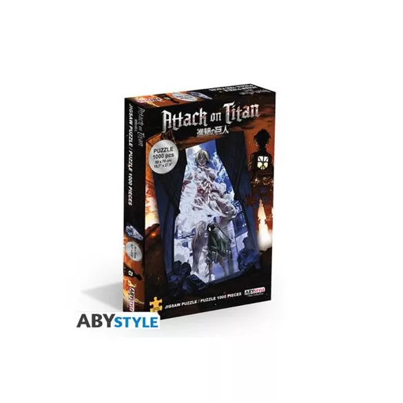 Attack On Titan - Jigsaw Puzzle (1000 Pieces) - Mikasa vs Female Titan-ABYJDP026