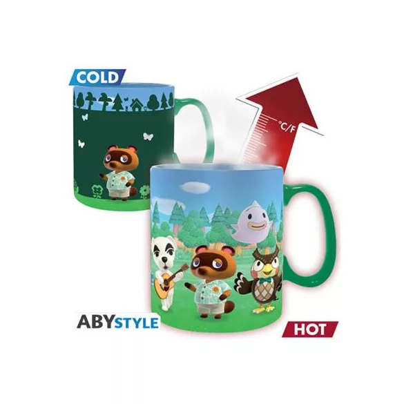 Animal Crossing - Heat Change Mug (460ml) - Island Welcome-ABYMUGA724