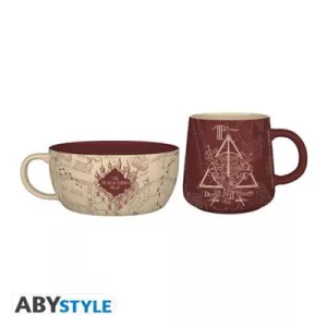 Harry Potter - Mug + Bowl Breakfast Set - Marauder's Map-ABYTAB170