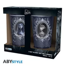 Corpse Bride - Set of 2 XXL Glasses - Victor & Emily-ABYVER325