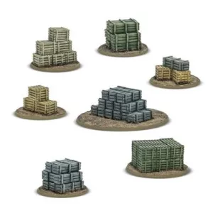 Bolt Action Crates and Boxes - Objective Marker Set-408800049