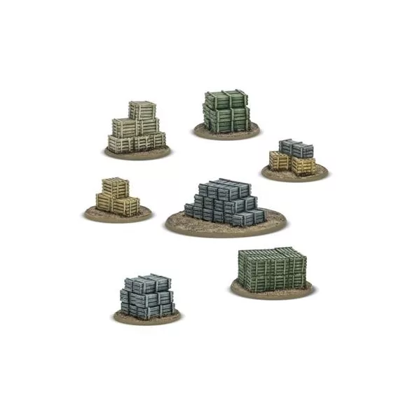 Bolt Action Crates and Boxes - Objective Marker Set-408800049