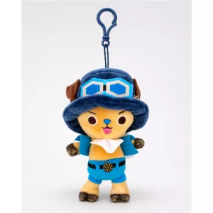One Piece - Plush Keychain / Bag Clip (11cm) - Chopper x Sabo-