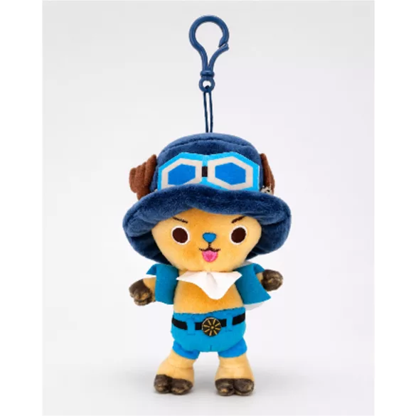 One Piece - Plush Keychain / Bag Clip (11cm) - Chopper x Sabo-
