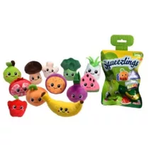 Squeezlings plüssfigurák – Series II, 8 cm, 24 darabos display