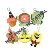 Spongebob Squarepants - Plush keychains - Krusty Krab Selection (CDU of 12)-109491617