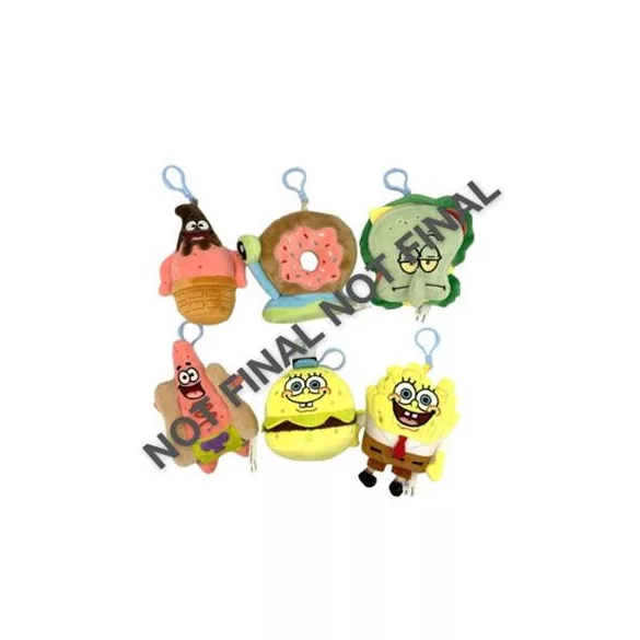 Spongebob Squarepants - Plush keychains - Krusty Krab Selection (CDU of 12)-109491617