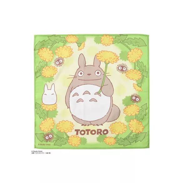 My Neighbor Totoro - Handkerchief (43x43 cm) - Totoro Dandelion-MARU-75519