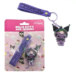 Hello Kitty - Keychain 3D - Kuromi-2600003457