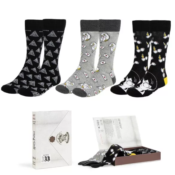 Harry Potter - Socks 3-Pack (EU38-45)-2900002504
