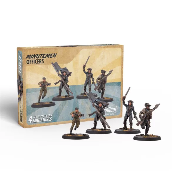 Fallout: Miniatures - Minutemen Officers-MUH1620156