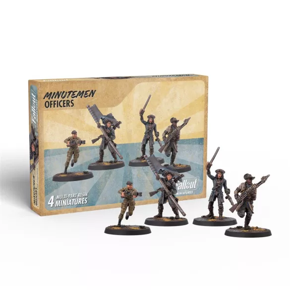 Fallout: Miniatures - Minutemen Officers miniatűra szett