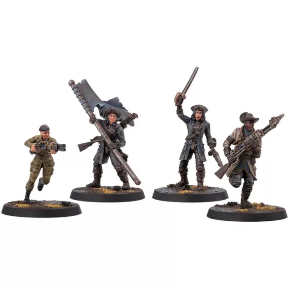Fallout: Miniatures - Minutemen Officers miniatűra szett