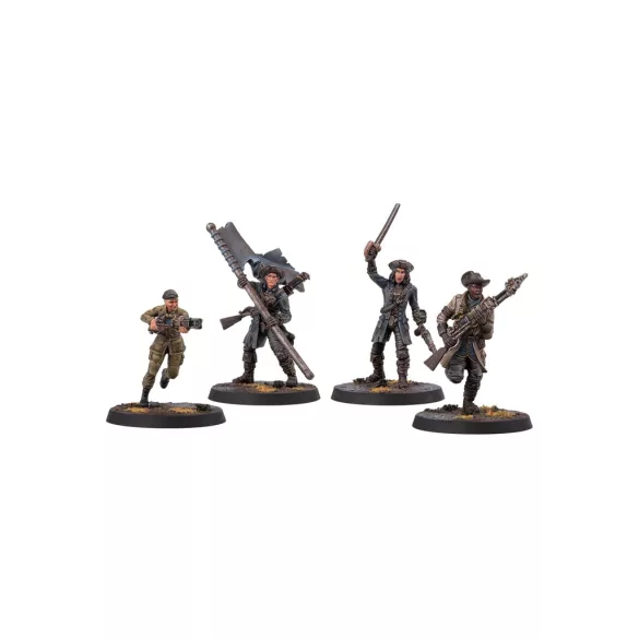 Fallout: Miniatures - Minutemen Officers miniatűra szett
