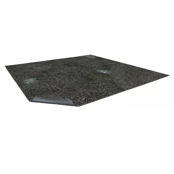 Cobbled Plaza Gaming Mat 2x2 - Grid-BSTXX029