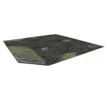 Cobbled Outskirts Gaming Mat 2x2 - Grid-BSTXX033
