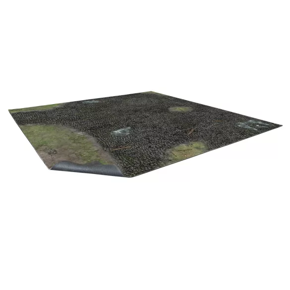 Cobbled Outskirts Gaming Mat 2x2 - Grid-BSTXX033