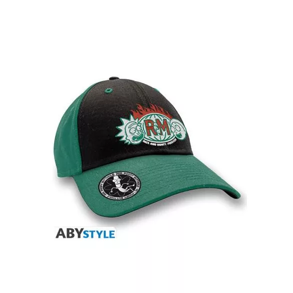 Rick and Morty - Cap - Rick & Morty (Black & Green)-ABYCAP091