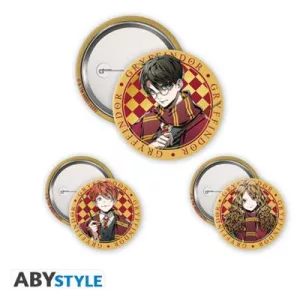 Harry Potter - Badge Pack - Harry, Hermione & Ron-ABYACC615