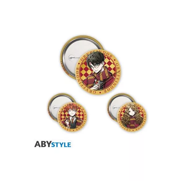 Harry Potter - Badge Pack - Harry, Hermione & Ron-ABYACC615