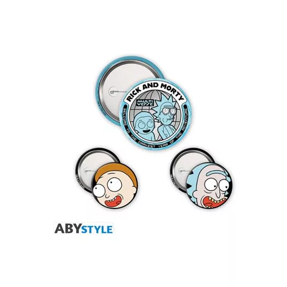 Rick and Morty - Badge Pack - Rick & Morty-ABYACC612