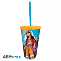 One Piece - Tumbler with straw (470ml) - Wano-ABYTUM095