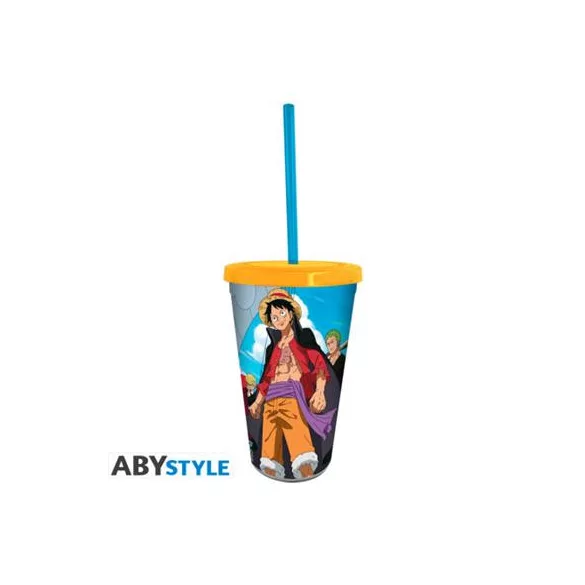One Piece - Tumbler with straw (470ml) - Wano-ABYTUM095