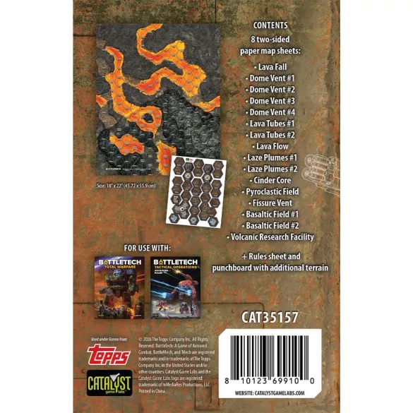 BattleTech Map Pack Volcanic - EN