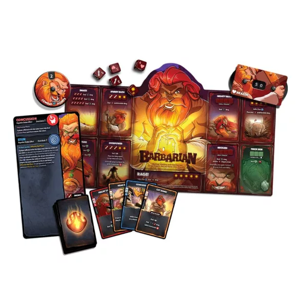 Dice Throne Barbarian Hero Pack - EN