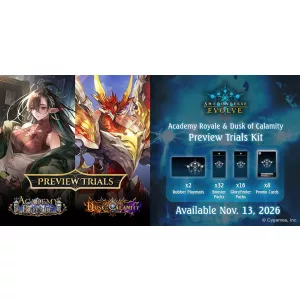 Shadowverse: Evolve - Academy Royale & Dusk of Calamity Preview Trials Kit - EN-SVEE-BP2122PTK
