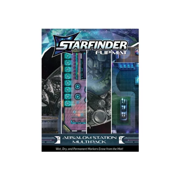 Starfinder Flip-Mat: Absalom Station Multi-Pack - EN-PZO21013-FM