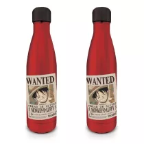 One Piece fém palack - Wanted Luffy