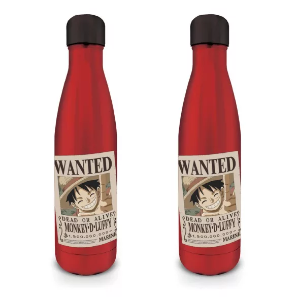 One Piece - Metal Bottle - Wanted-Luffy-MDB27982