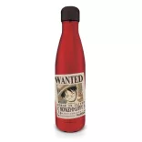 One Piece fém palack - Wanted Luffy