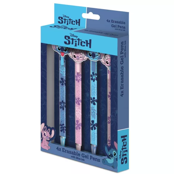 Lilo & Stitch - Erasable Gel Pen (4 pcs.)-SR2510628