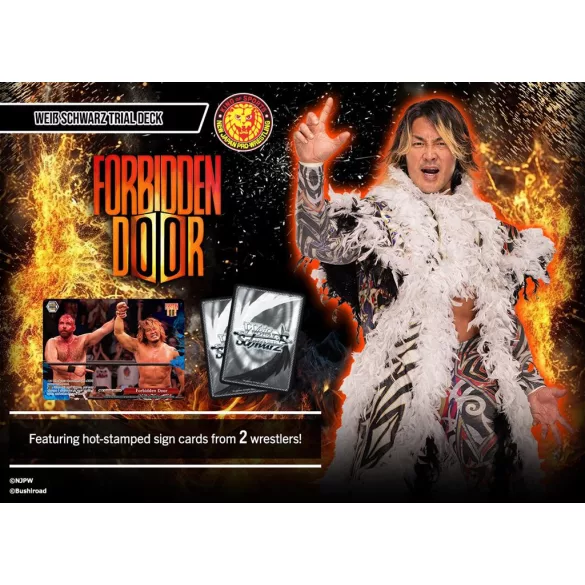 Weiß Schwarz - Forbidden Door (NJPW) Trial Deck Display (4 Decks) - EN-WSE-FD/SX08-TD2