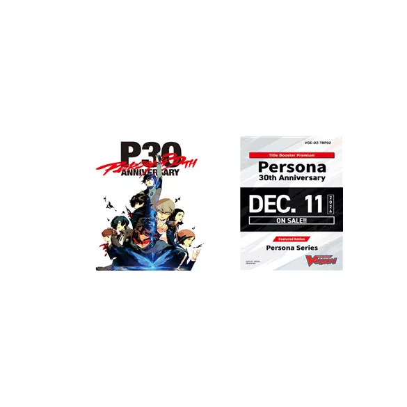 Cardfight!! Vanguard - Persona 30th Anniversary (10 Packs) - EN-VGE-DZ-TBP02