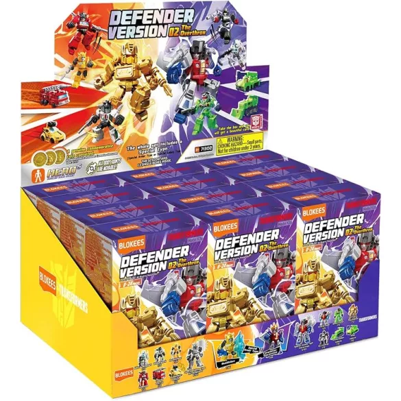 Transformers - Blokees Figures - Defender 02 építőfigura (CDU of 12)