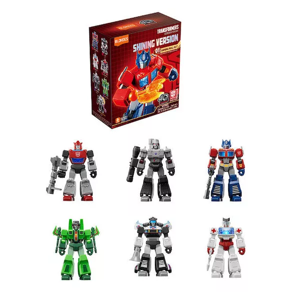 Transformers - Blokees Figures - Shining 01 építő figura készlet (CDU of 6)