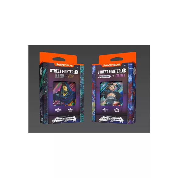 UniVersus CCG: Street Fighter 6 Challenger Series #2 Deck Display (4 packs) - EN-UVSSF623-AD