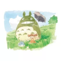 My Neighbor Totoro - Watercolor Greeting Card (24x15,8 cm) - Mei & Totoro-MOVIC-95200