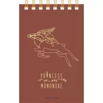 Princess Mononoke - Stamped Ring Notebook (11,5x7,2 cm) - Ashitaka & Yakul-MOVIC-92424