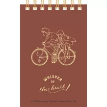 Whisper of the Heart - Stamped Ring Notebook (11,5x7,2 cm) - Seiji & Shizuku-MOVIC-92423
