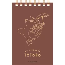 My Neighbor Totoro - Stamped Ring Notebook (11,5x7,2 cm) - Flying Totoro-MOVIC-92421