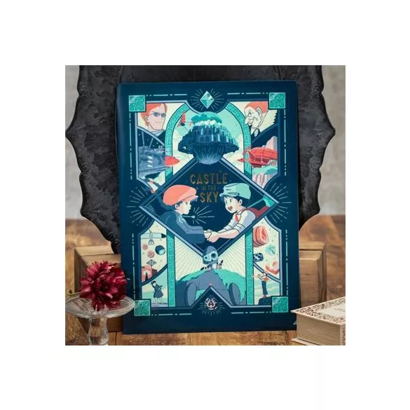 Castle in the Sky - Clear Folder A4 - Art Deco-MOVIC-81377