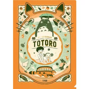 My Neighbor Totoro - Clear Folder A4 - Art Deco-MOVIC-69285