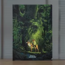 Princess Mononoke - A4 Clear Size Folder - Ashitaka in the Woods-MOVIC-64699