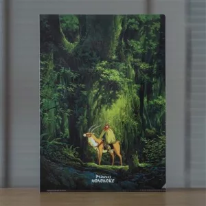 Princess Mononoke - A4 Clear Size Folder - Ashitaka in the Woods-MOVIC-64699