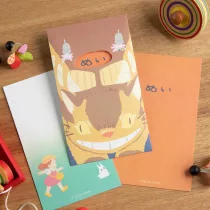 My Neighbor Totoro - 3 Envelopes & Letters Set - Catbus-MOVIC-38056