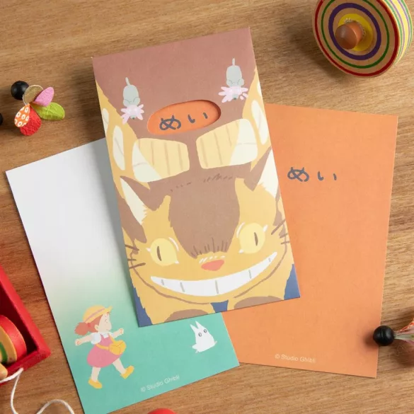 My Neighbor Totoro - 3 Envelopes & Letters Set - Catbus-MOVIC-38056